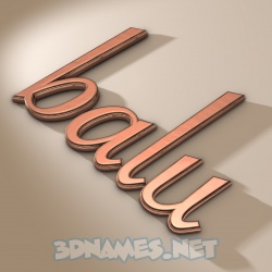 Preview of light shine d name for balu