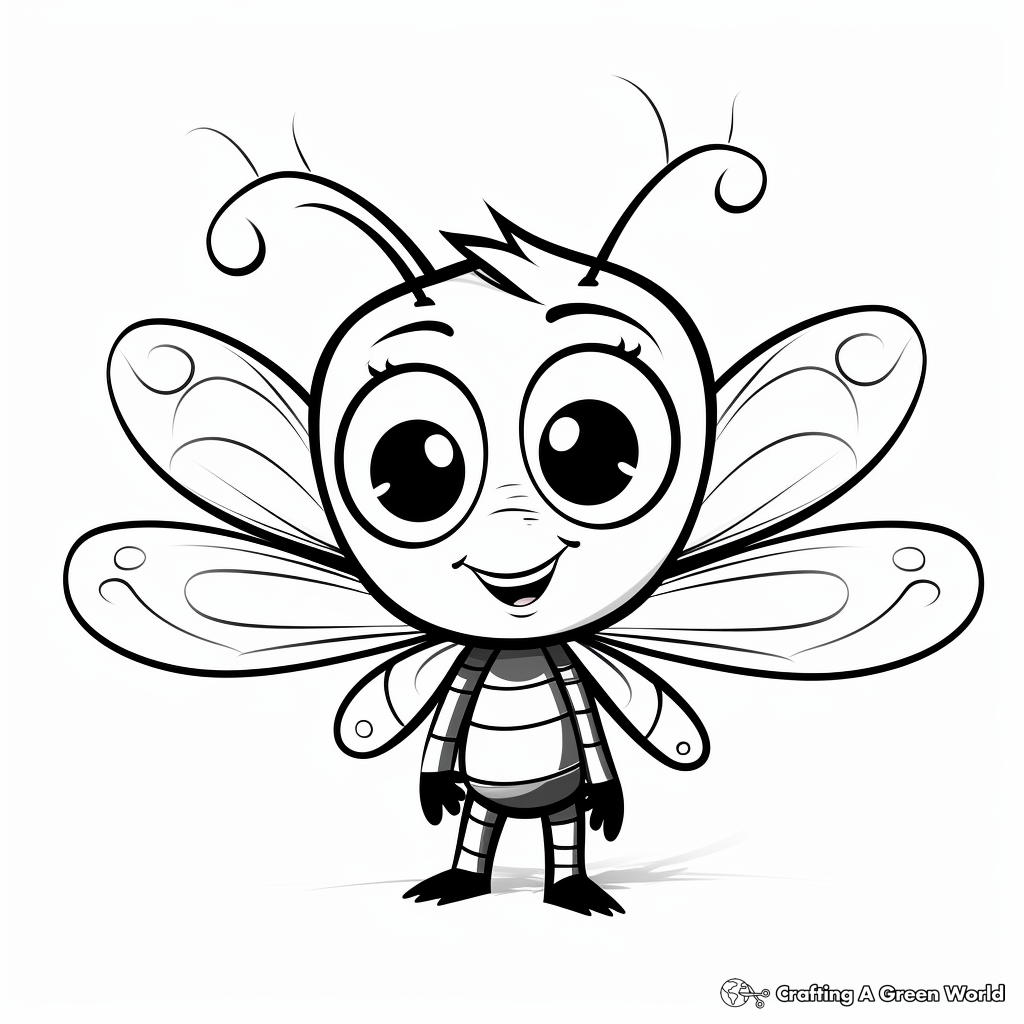 Firefly coloring pages