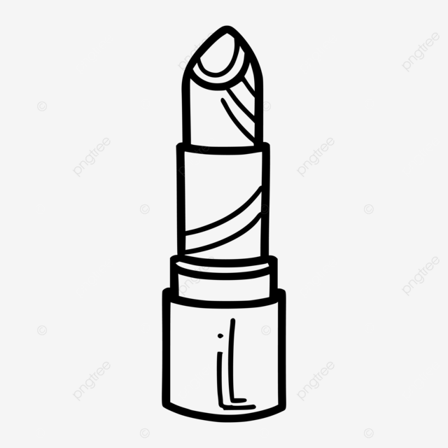 Pãginas para colorear lãpiz labial para niãos vector png dibujos labios para colorear dibujos para colorear fãcil de colorear pintalabios para colorear png y vector para dcargar gratis