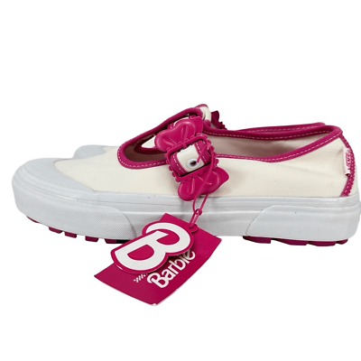 Vans barbie ua style dx in barbie white pink mary jane sneakers shoes w