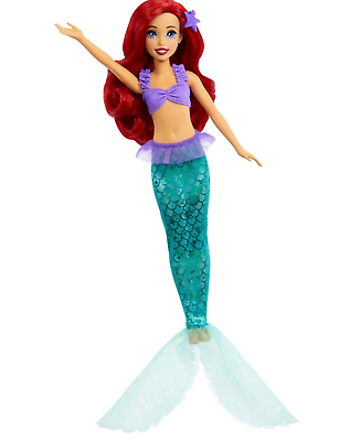 Disney little mermaid transforming mermaid to princess ariel play doll movie