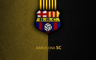 Download wallpapers barcelona sc k leather texture ecuadorian football club logo emblem serie a guayaquil ecuador football besthqwallpapersm barcelona barcelona sports ecuador