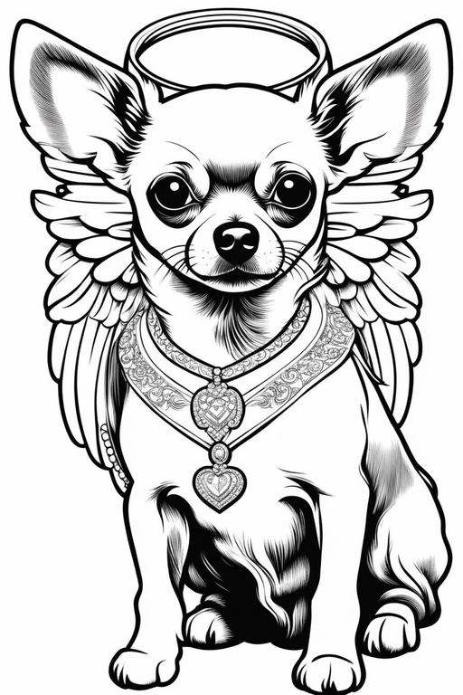 Angel tattoo sketch