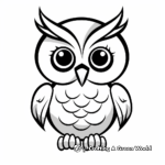 Owl coloring pages