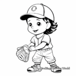 Baseball coloring pages