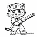 Baseball coloring pages