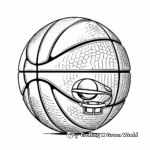 Basketball coloring pages