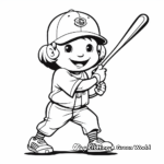 Baseball coloring pages