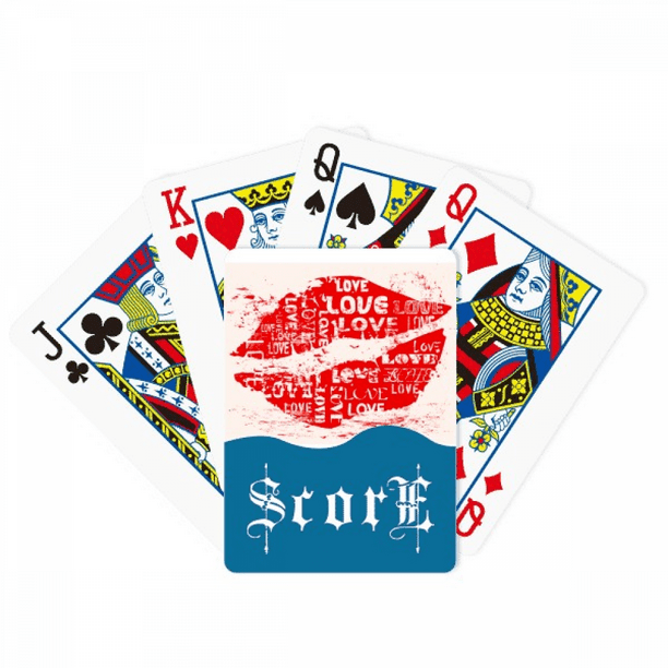 Valentines day keyword love kiss score poker playing rd index game