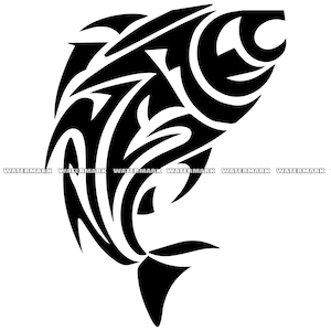 Tribal fish art