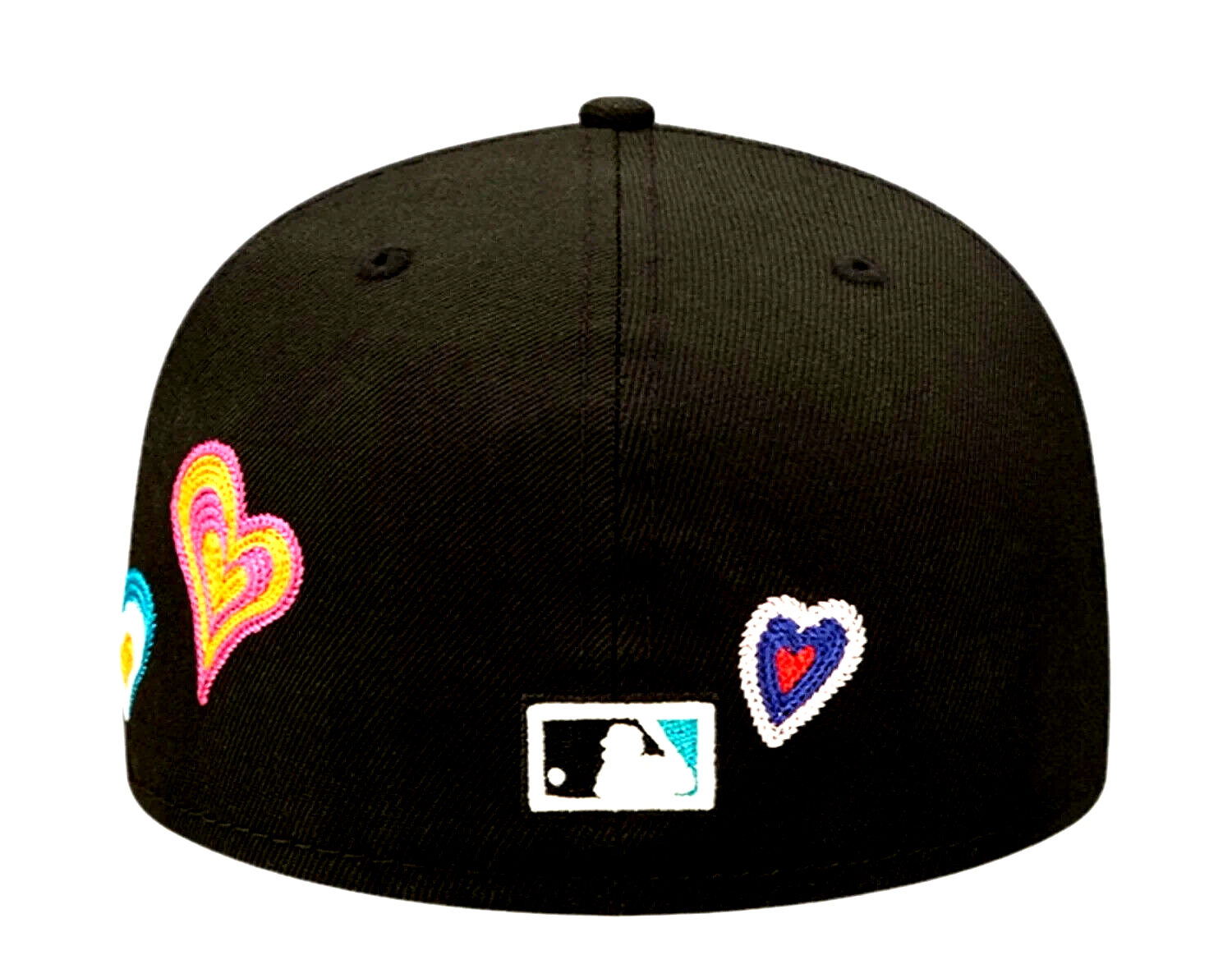 Hot new era fifty mlb florida marlins chain stitch heart fitted hat size