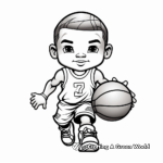 Basketball coloring pages