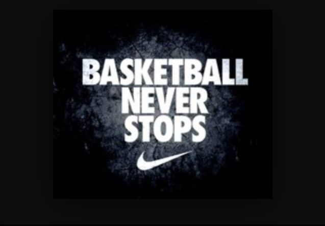 Basketball never stops logo basketball basketball wallpapers hd basketball is life