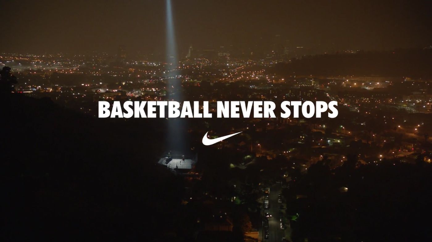 Nike basketball never stops