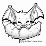 Vampire bat coloring pages