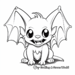 Vampire bat coloring pages