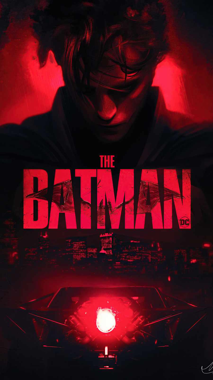 The batman poster iphone wallpaper