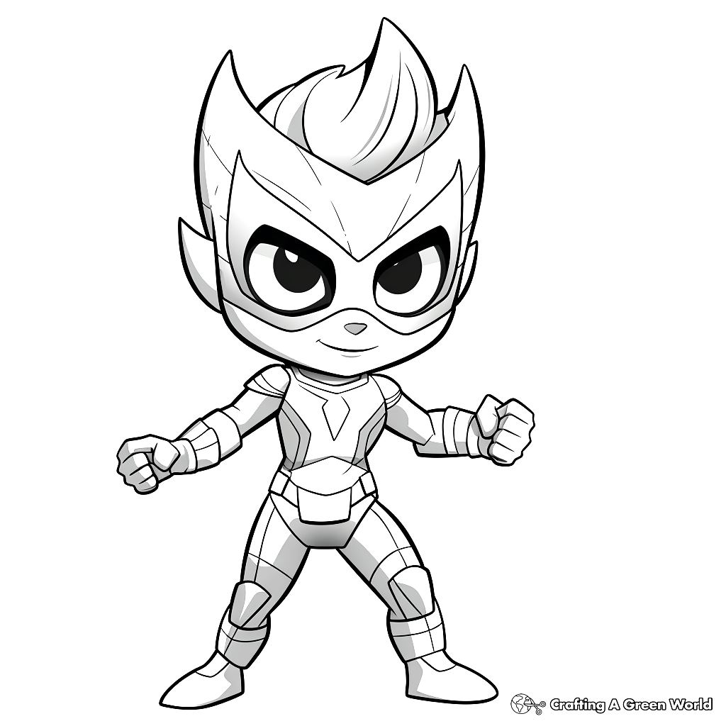 Pj masks coloring pages