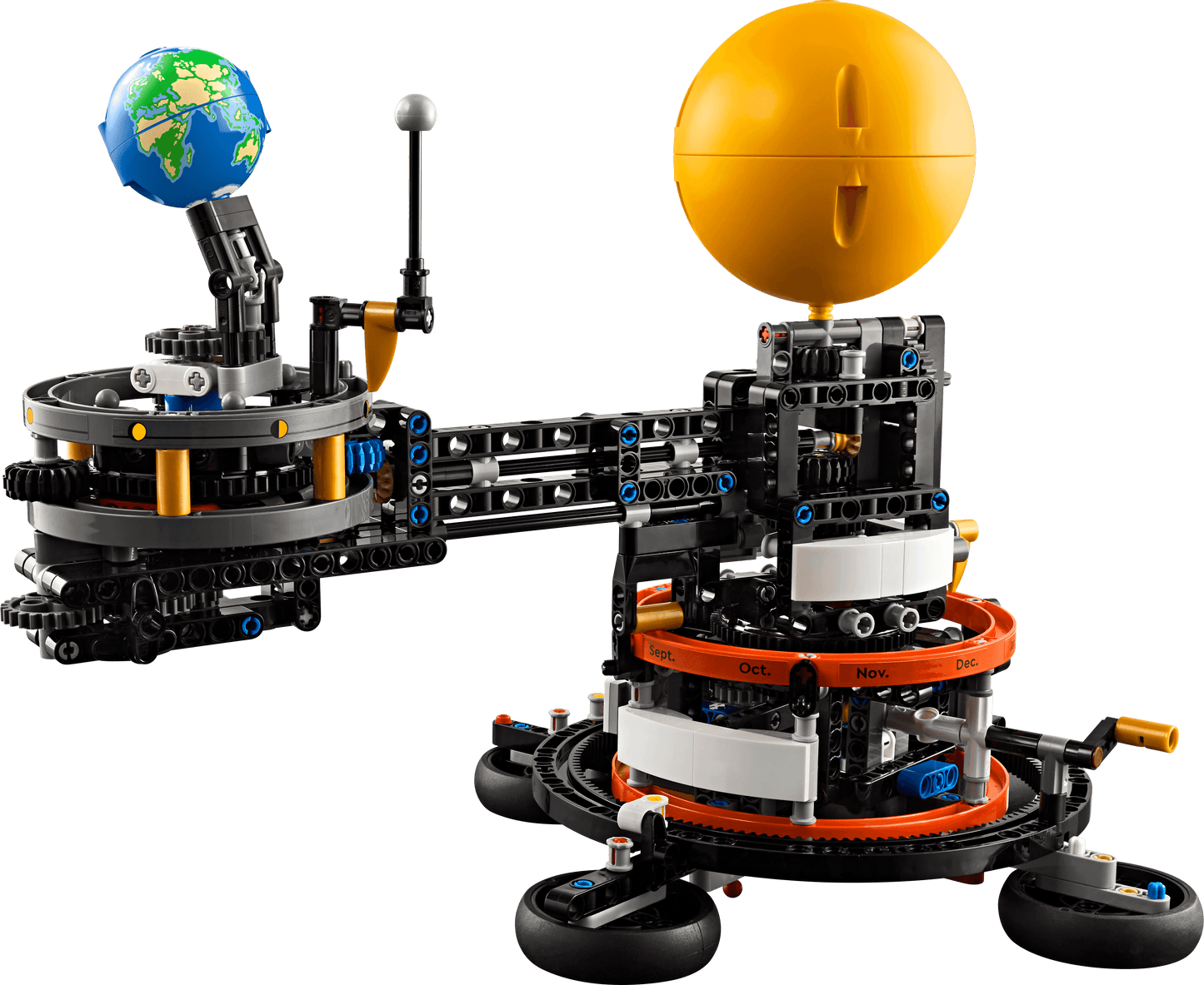 Lego the earth and the moon in motion technic pre