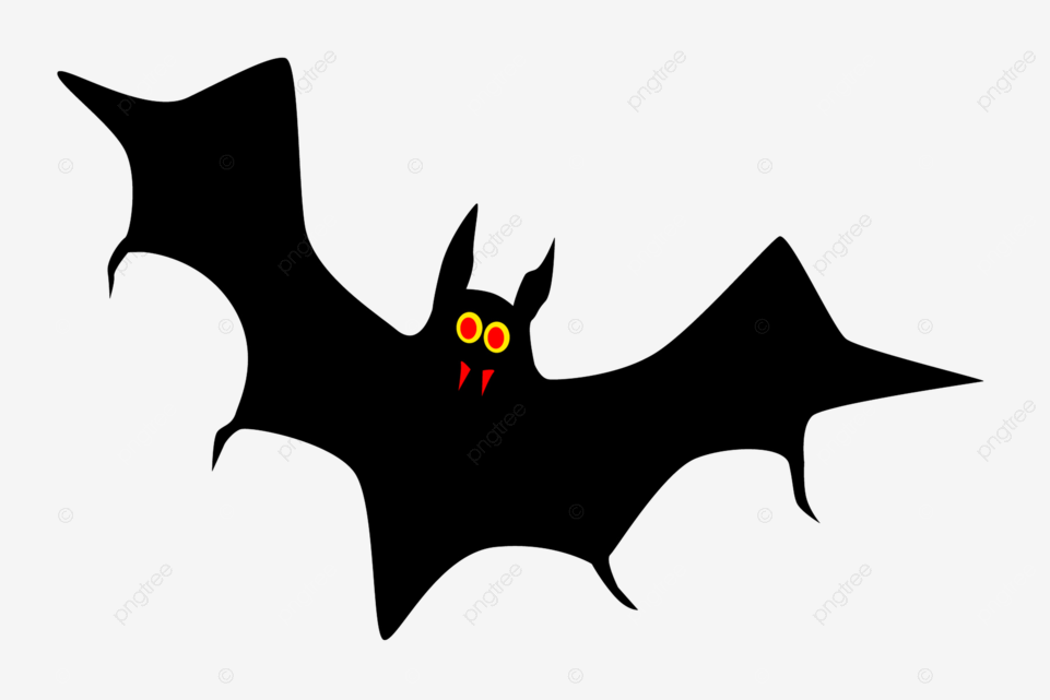 Flying bat fly halloween white bat png transparent image and clipart for free download