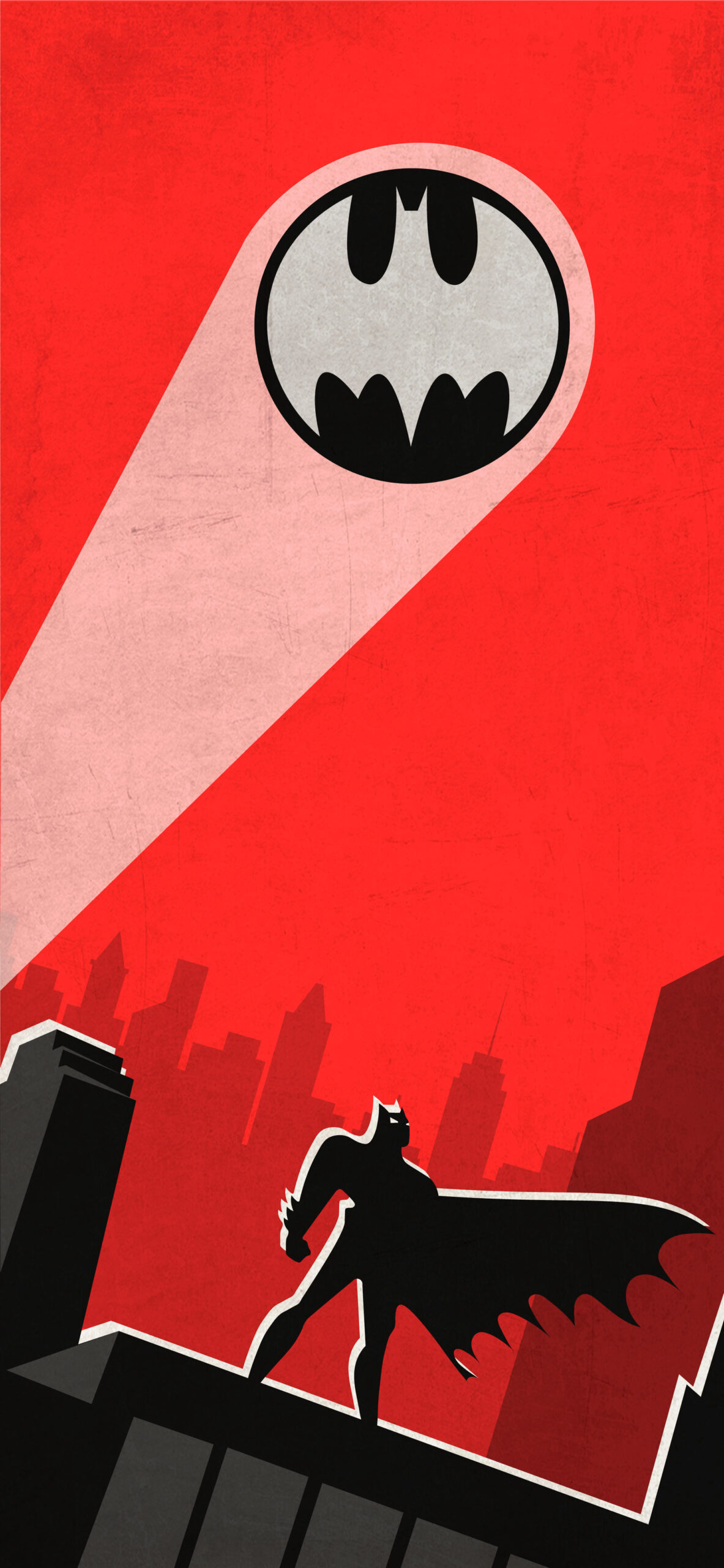 Batman the animated series red wallpapers