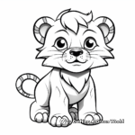 Sabertooth tiger coloring pages