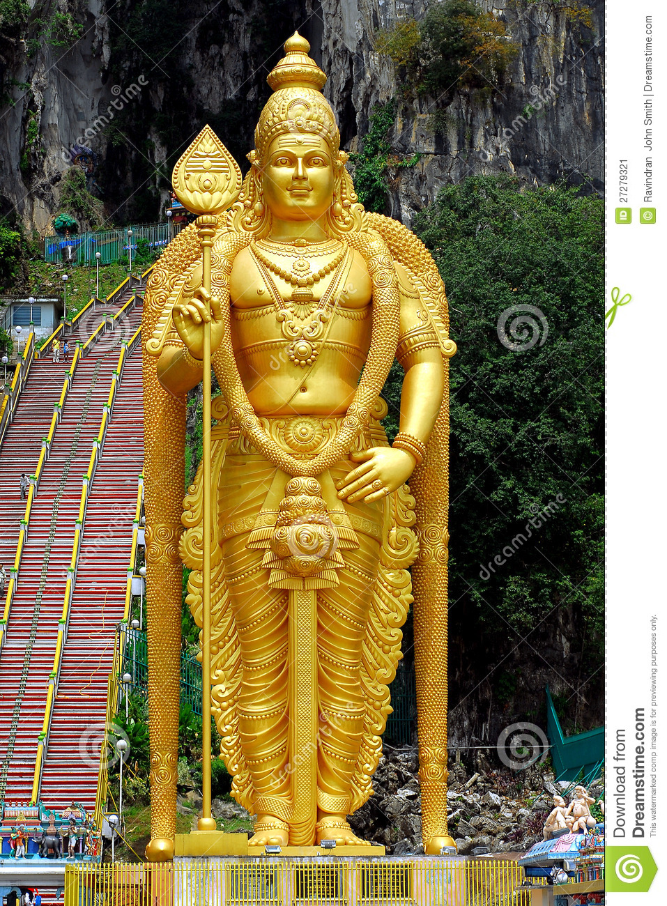 Batu caves murugan stock photos