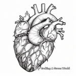 Heart coloring pages