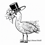 Flamingo coloring pages