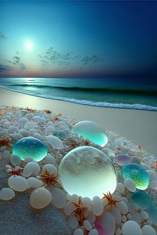 Download beach glass wallpaper Bhmpics