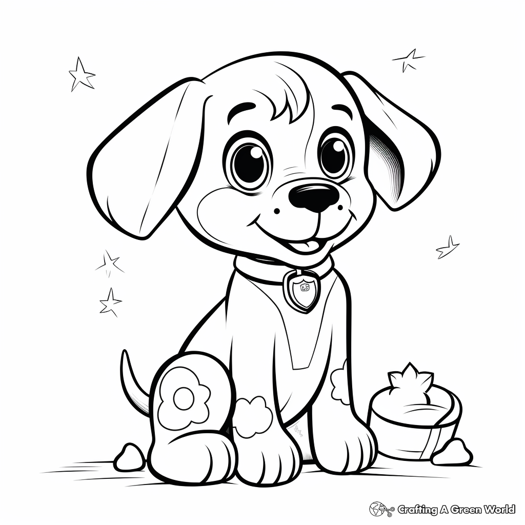 Beagle puppy coloring pages