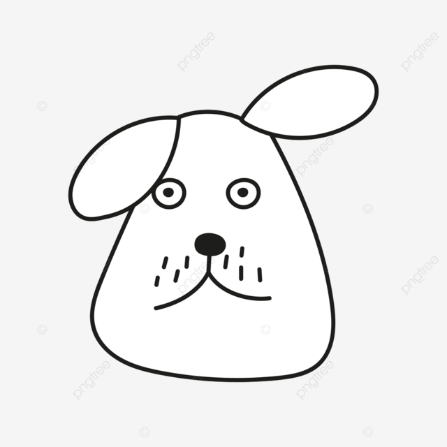 Cachorro olhar surpreso em estilo cartoon sobre fundo branco png imprimir sobre mãnimo imagem png e vetor para download gratuito