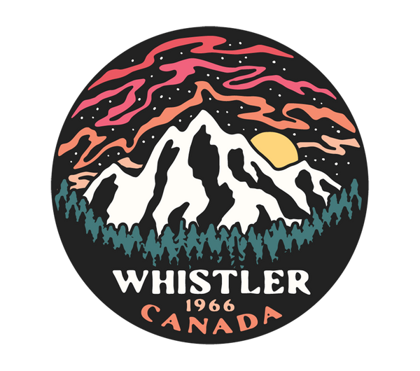 Whistler stickers carlbergs gift shop