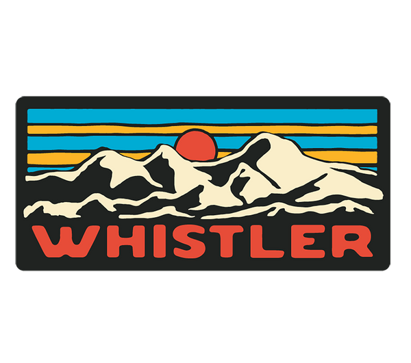 Whistler stickers carlbergs gift shop