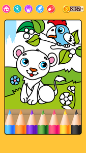 Animals coloring pet care game for android