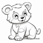 Brown bear coloring pages