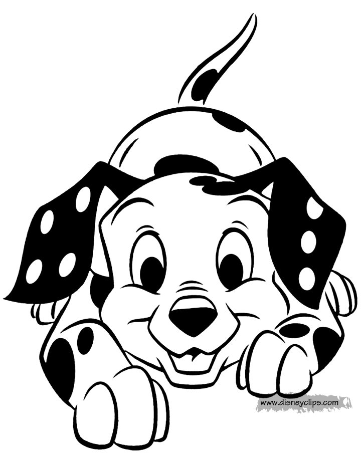 Dalmatians coloring pages printable for free download