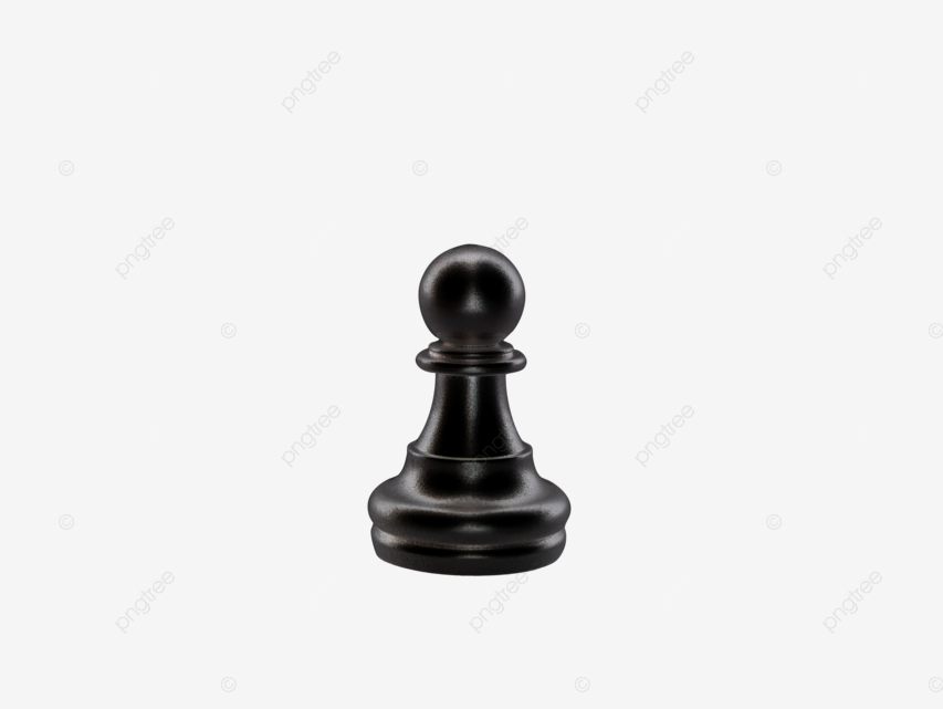 A solitary encounter between black pawn chess pieces on a set background success png transparent image and clipart for free download