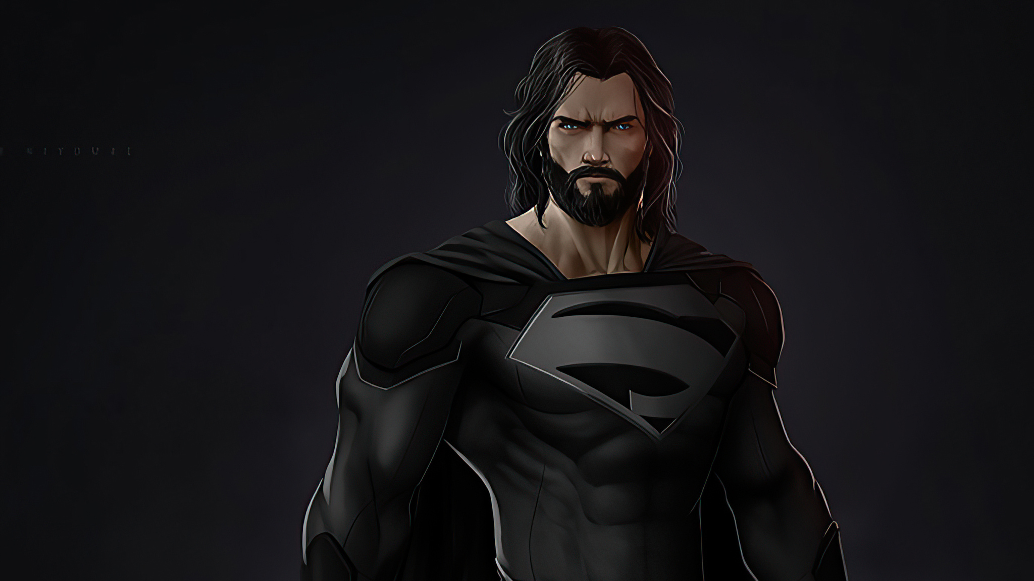 X black superman suit beard x resolution hd k wallpapers images backgrounds photos and pictures