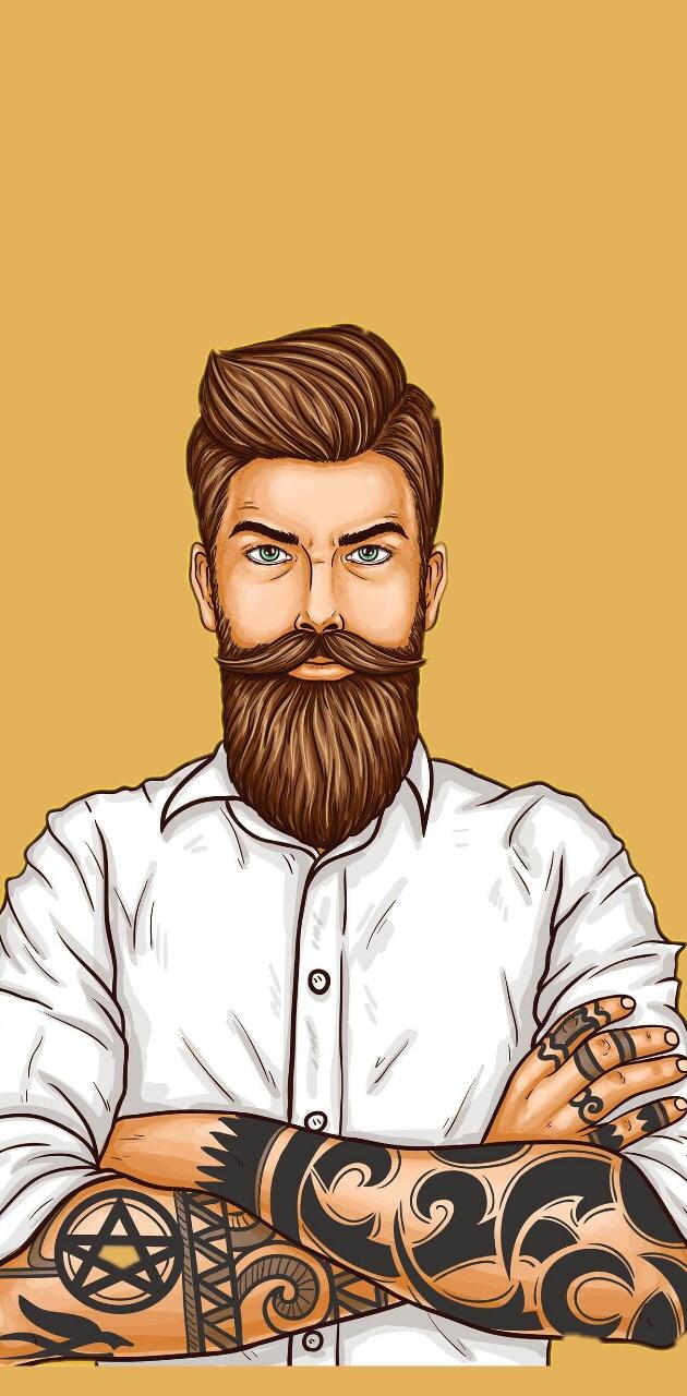 Hair And Beard Logo Wallpapers - Wallpaper Cave