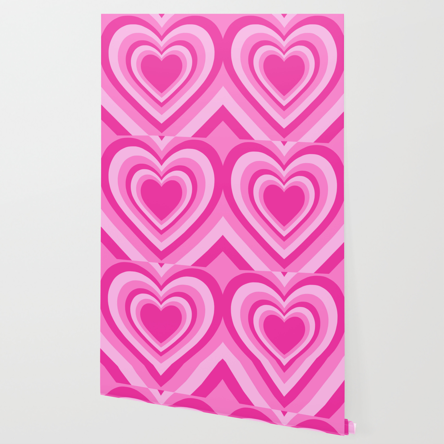 Beating heart pink wallpaper by jodi feddon