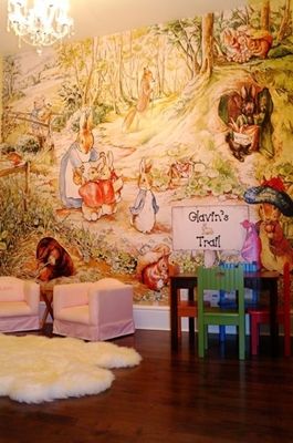 Room ideas murals for kids rooms beatrix potter nursery beatrix potter mural