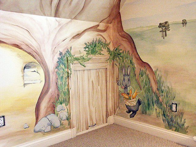 Beatrix potter mural