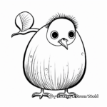 Cute bird coloring pages