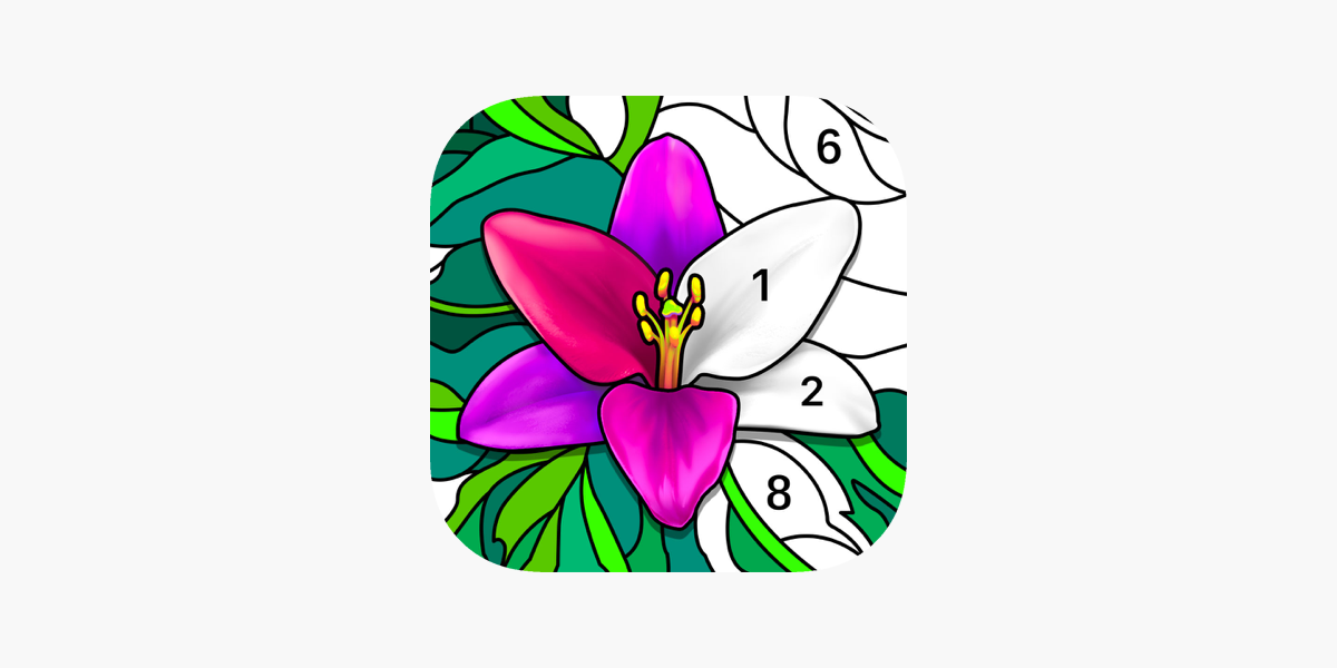 Daily coloring by number on the app store