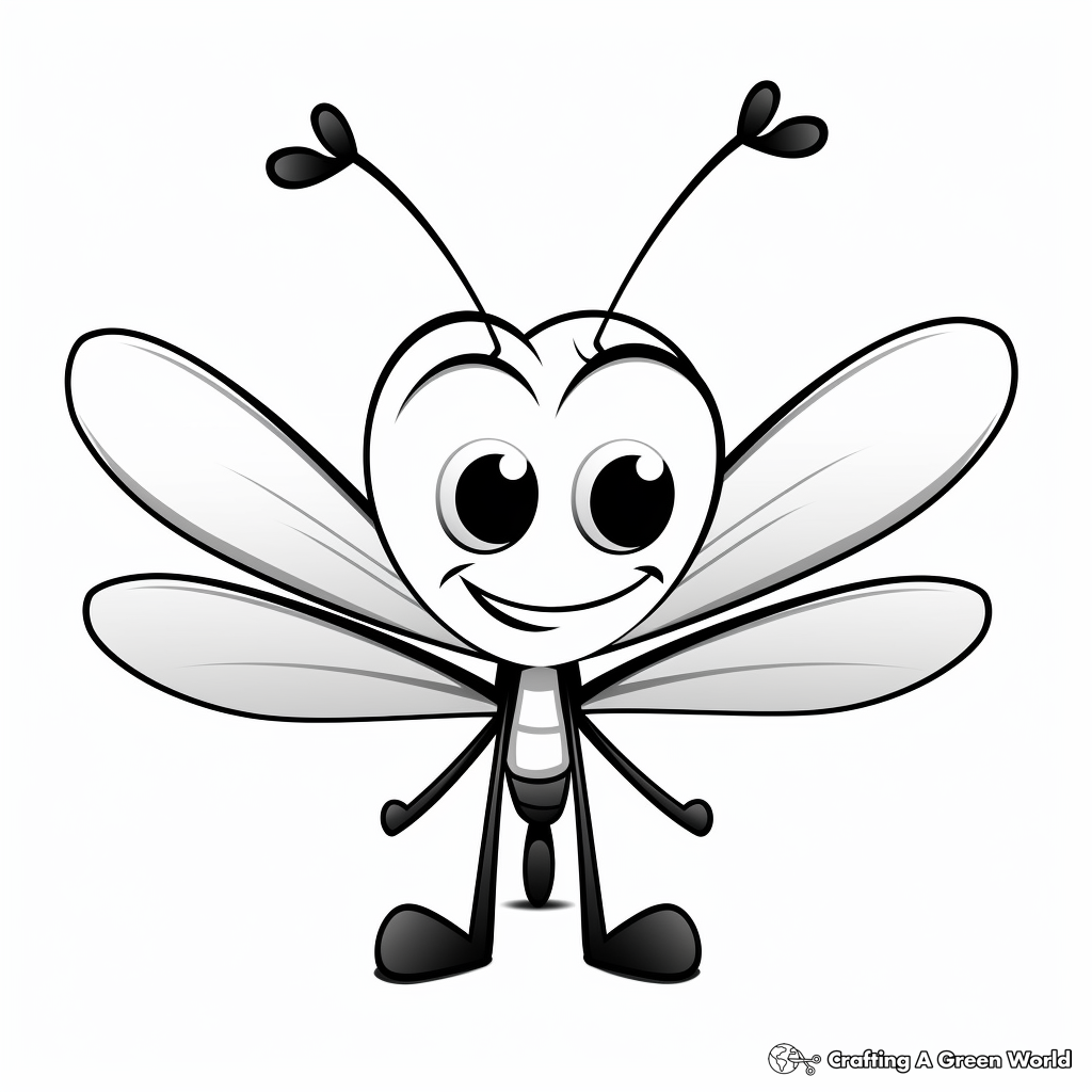 Dragonfly coloring pages