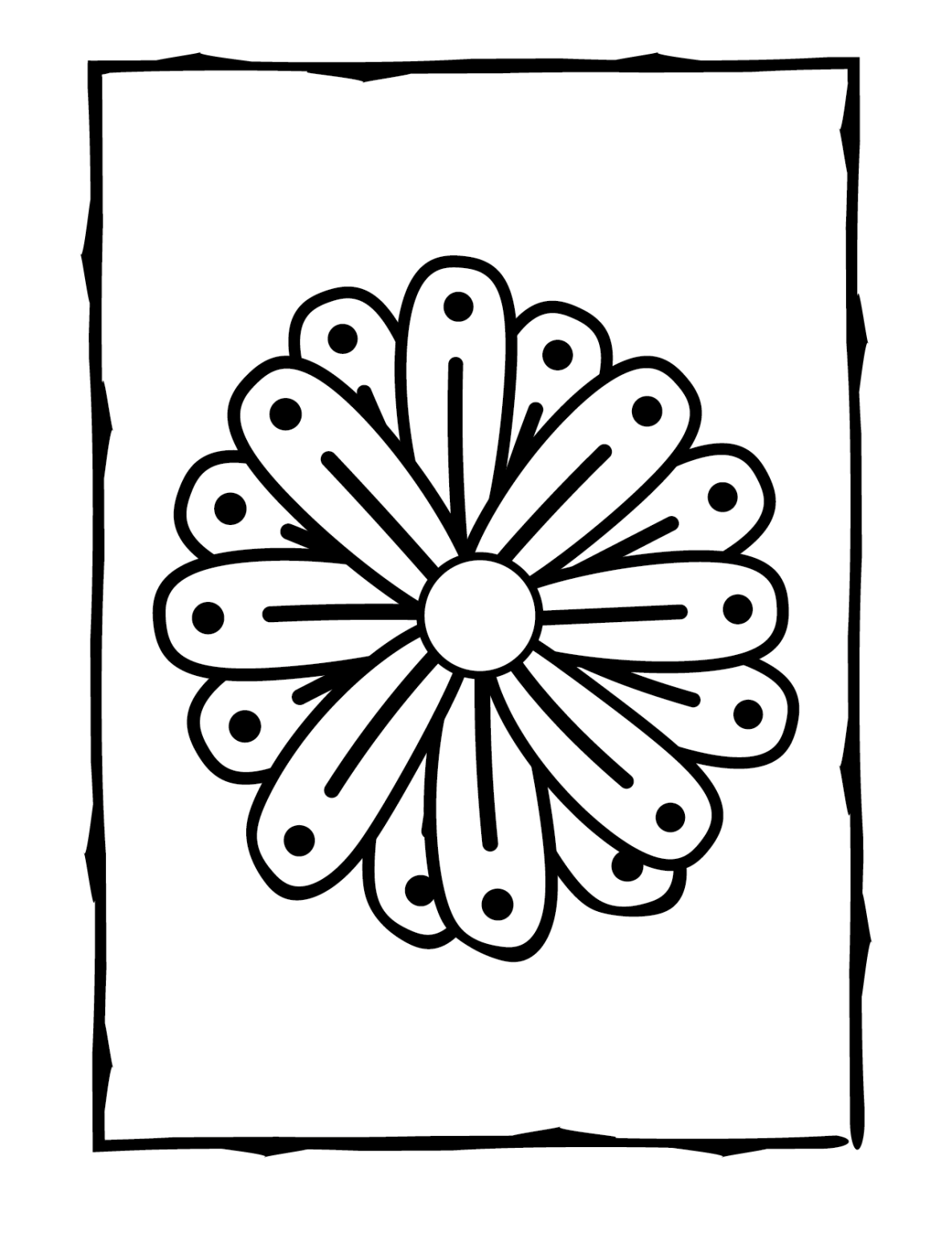 Flower coloring pages