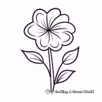 Flower coloring pages