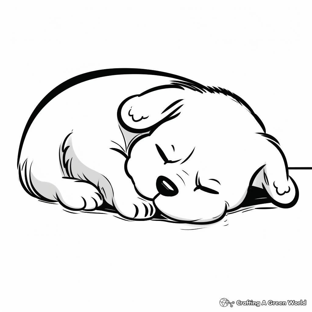 Kawaii puppy coloring pages