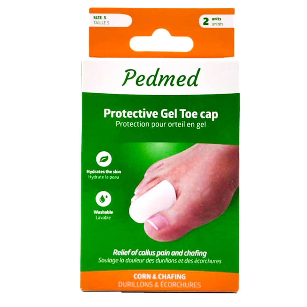 Pedmed protective gel toe cap units size